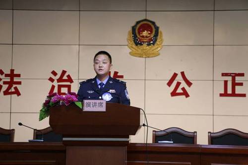 民警参加演讲比赛（五）